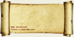 Jana Filimonović vizit kartica